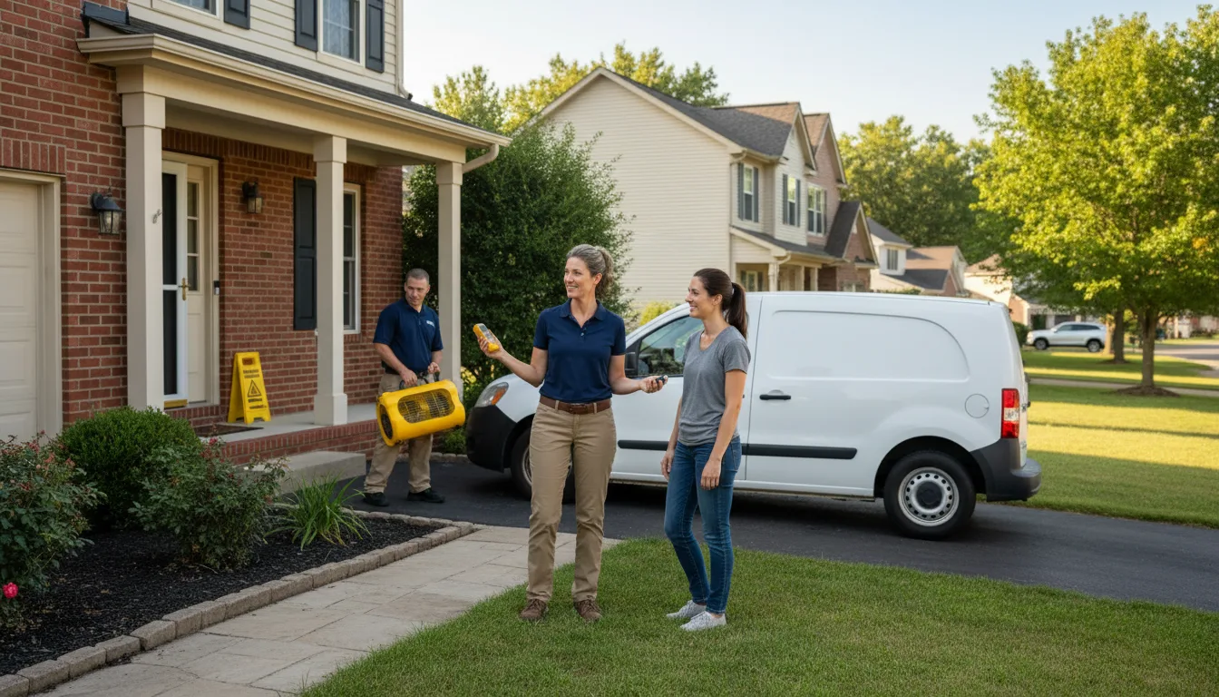 Water restoration image for Water Damage & Restoration Services in Reddell, LA